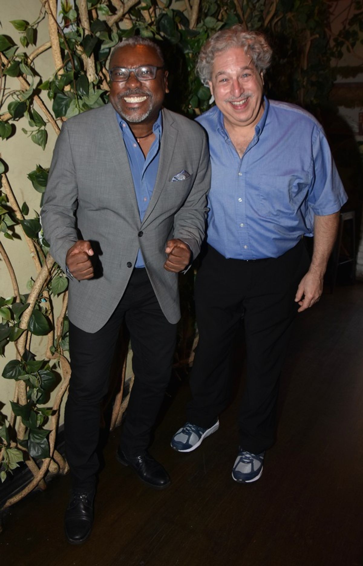 Kingsley Leggs and Tom Alan Robbins at 