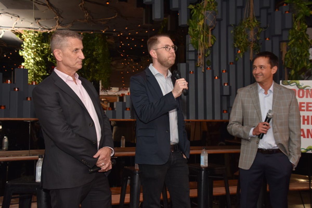 Tom Kirdahy, Hunter Arnold and Robert Ahrens at 