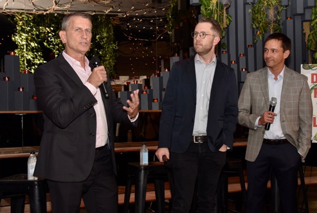 Tom Kirdahy, Hunter Arnold and Robert Ahrens at 