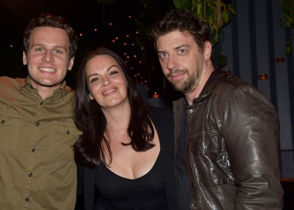 Jonathan Groff, Tammy Blanchard and Christian Borle Photo