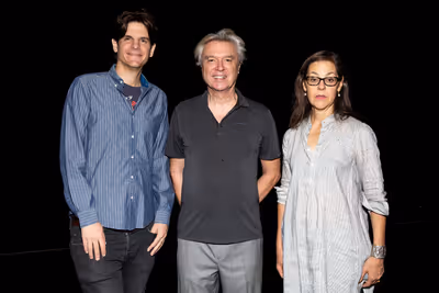 Alex Timbers, David Byrne, Annie-B Parson Photo