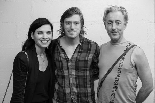 Photo Flash: Alan Cumming and Julianna Margulies Stop By OKLAHOMA!  Image