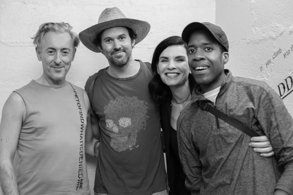 Photo Flash: Alan Cumming and Julianna Margulies Stop By OKLAHOMA!  Image