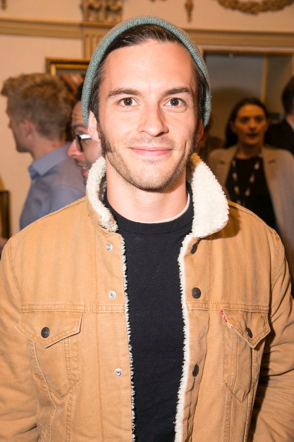 Jonathan Bailey after the curtain call Photo