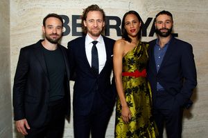 Charlie Cox, Tom Hiddleston, Zawe Ashton, Eddie Arnold Photo