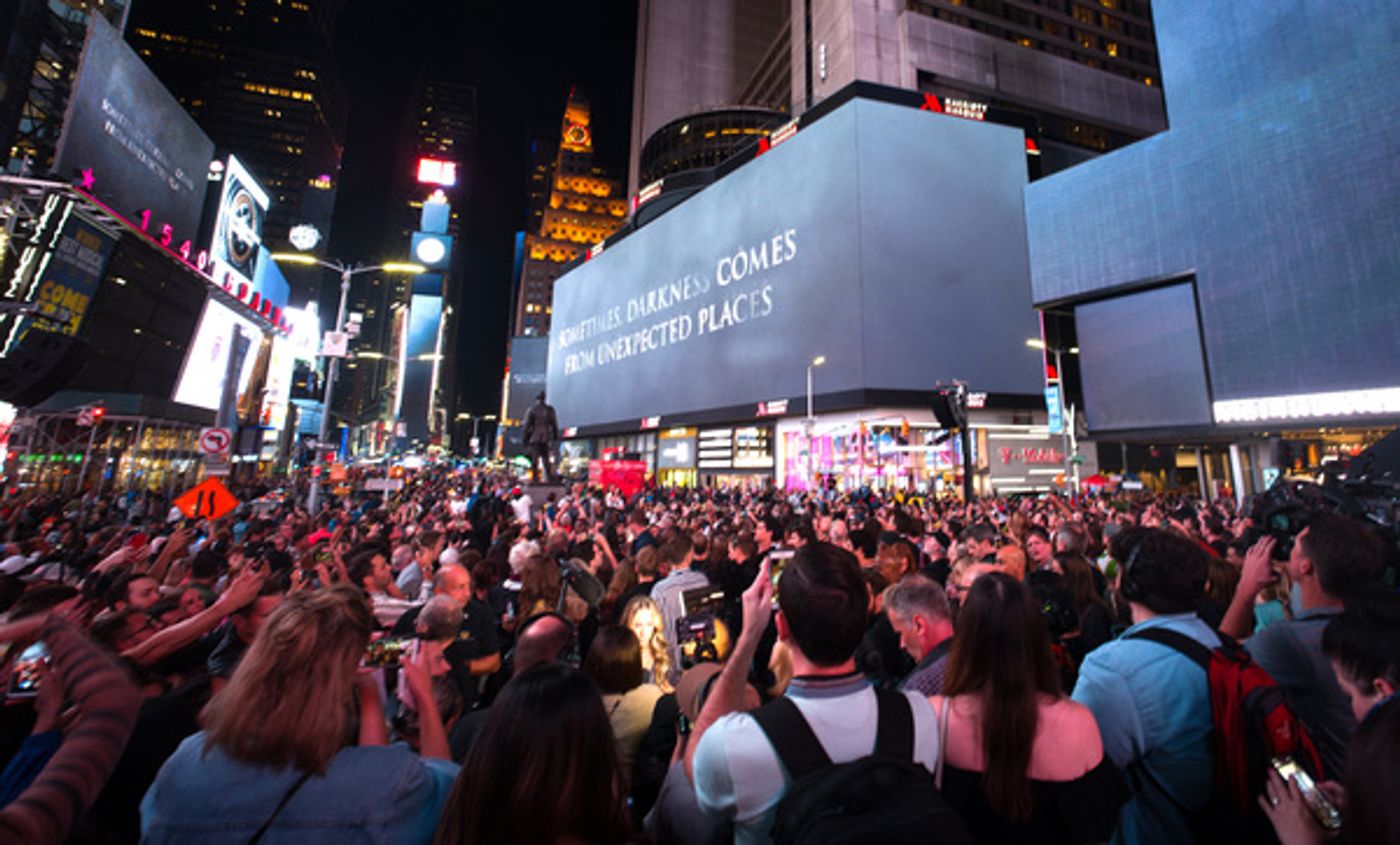 Photos/Video: HARRY POTTER AND THE CURSED CHILD Takes Over Times Square For All New Promo Photos/Video: HARRY POTTER AND THE CURSED CHILD Takes Over Times Square For All New Promo Image