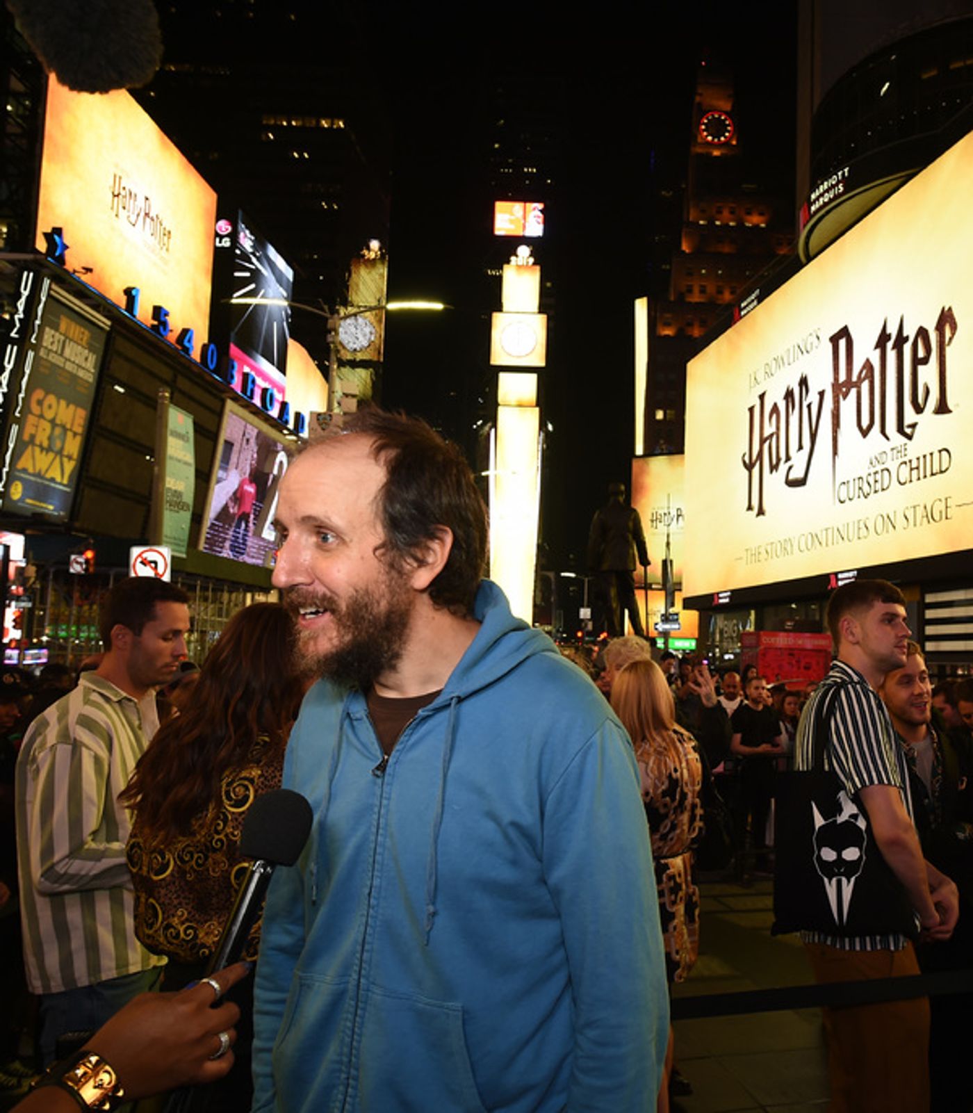 Photos/Video: HARRY POTTER AND THE CURSED CHILD Takes Over Times Square For All New Promo  Image