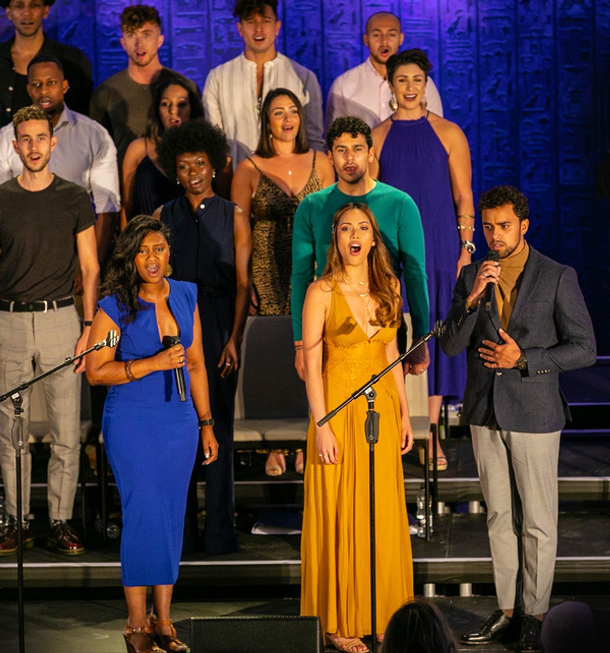 Alexia Khadime, Christine Allado, Luke Brady at 