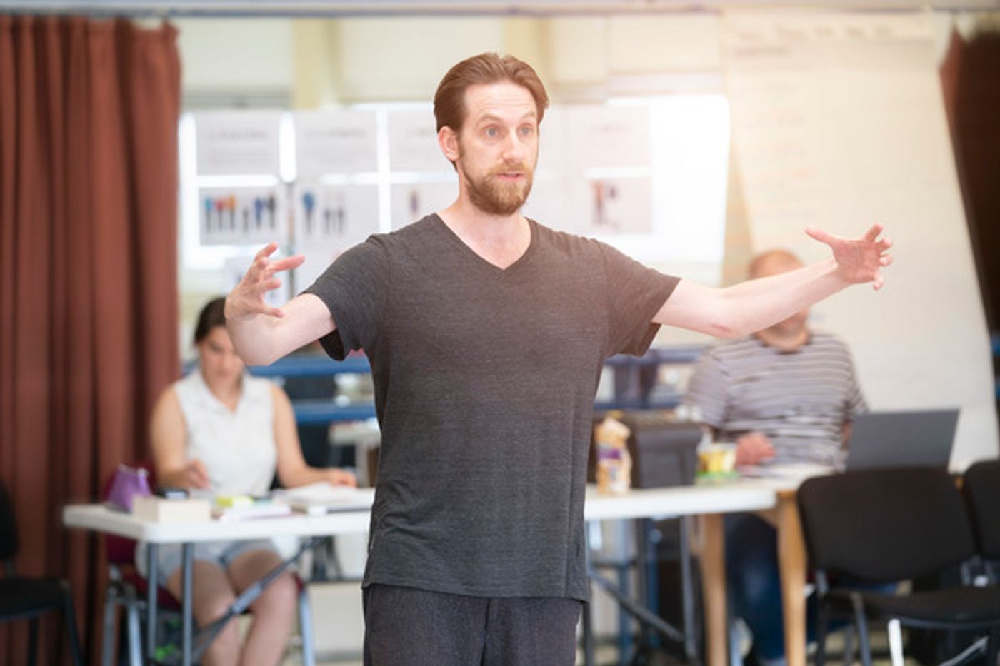 Photo Flash: Inside Rehearsal For REASONS TO STAY ALIVE  Image