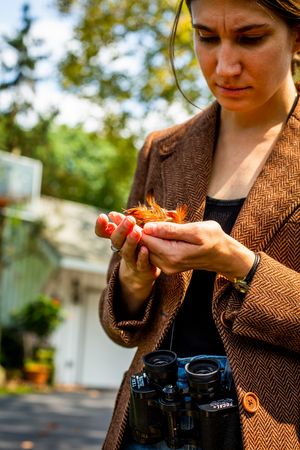 Lena Hudson in BIRDS OF NORTH AMERICA at Theater with a View.  Photo by Wide Eyed Stu Photo