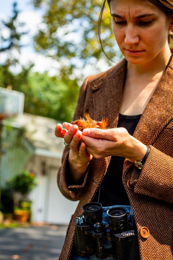 Lena Hudson in BIRDS OF NORTH AMERICA at Theater with a View.  Photo by Wide Eyed Stu Photo