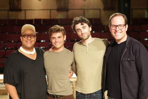 Roger Q. Mason, Garrett Clayton, Charlie Thurston, and Lavender Men director Lovell Holder @ BroadwayWorld Roger Q. Mason, Garrett Clayton, Charlie Thurston, and Lavender Men director Lovell H Photo