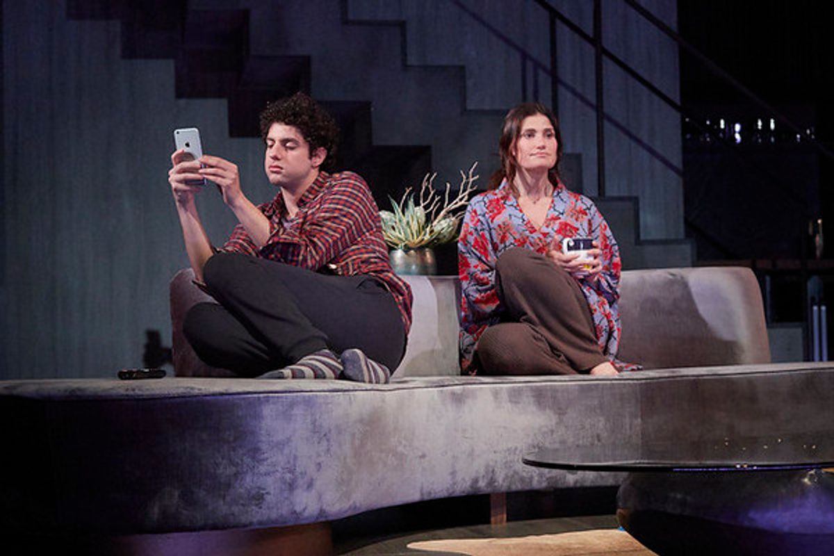 Eli Gelb, Idina Menzel at 