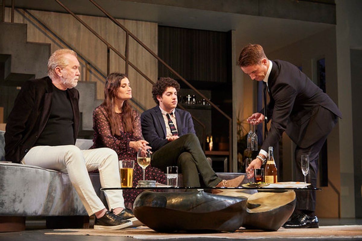 Harry Groener, Idina Menzel, Eli Gelb, Will Brittain at 