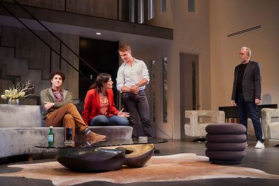Eli Gelb, Idina Menzel, Will Brittain, Harry Groener Photo