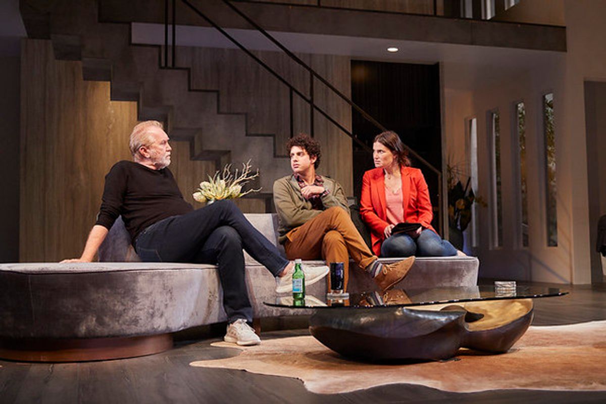 Harry Groener, Eli Gelb, Idina Menzel at 