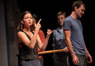 Sandra Mae Frank, Natalie Camunas,
Nick Apostolina and Tad Cooley Photo