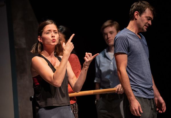 Sandra Mae Frank, Natalie Camunas,
Nick Apostolina and Tad Cooley Photo
