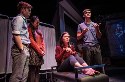 Nick Apostolina, Natalie Camunas,
Sandra Mae Frank and Tad Cooley Photo