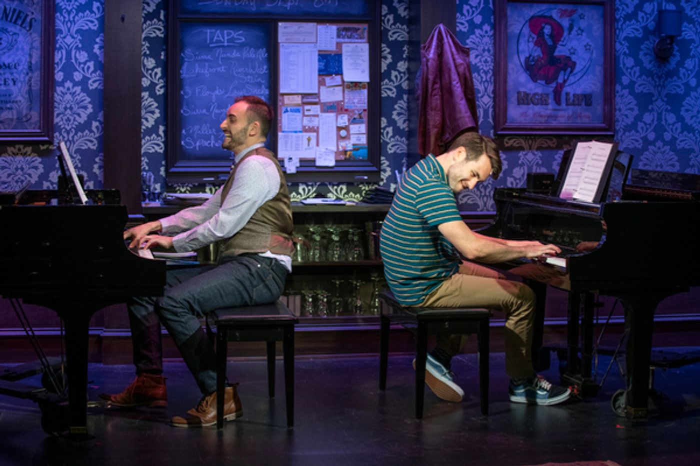 Photo Flash: First Look at Milwaukee Rep's 2 PIANOS 4 HANDS  Image