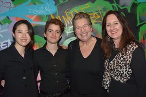 Tonight's Band- Dayeon Seok (Drums), Talia Rubenstein (Guitar), Laura Bergquist (Pian Photo