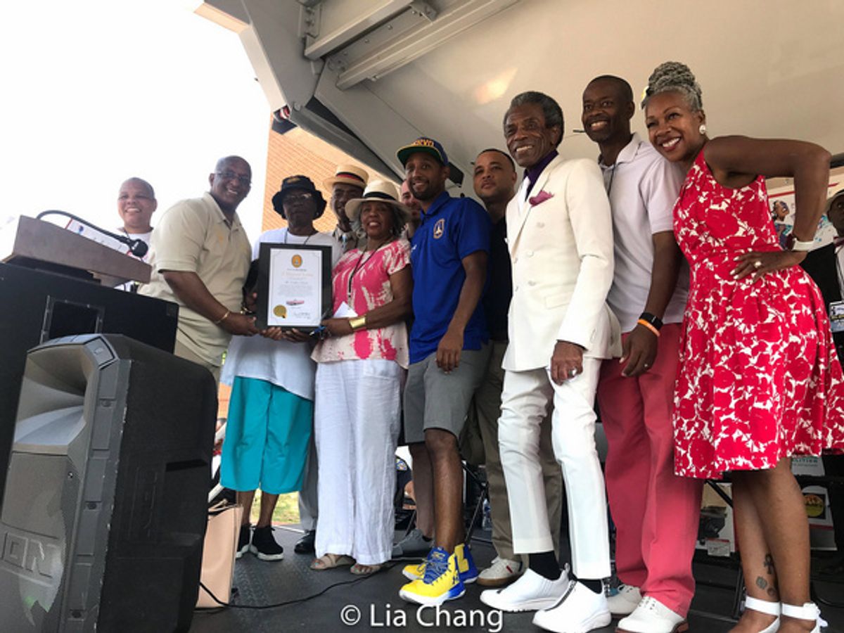 Baltimore Mayor Jack Young, Annie Hall, President Penn North Community Association, Anthony Pressley, Executive Director, Druid Heights Community Development Corporation, Marion Blackwell, Manager, Hi at 