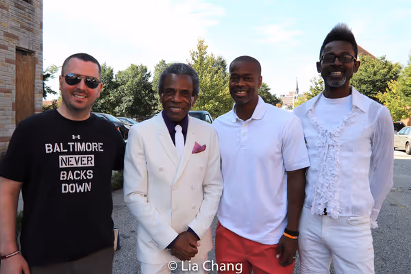 Councilman Eric Costello, Councilman Leon F. Pinkett III, Andre De Shields and Kevin  Photo