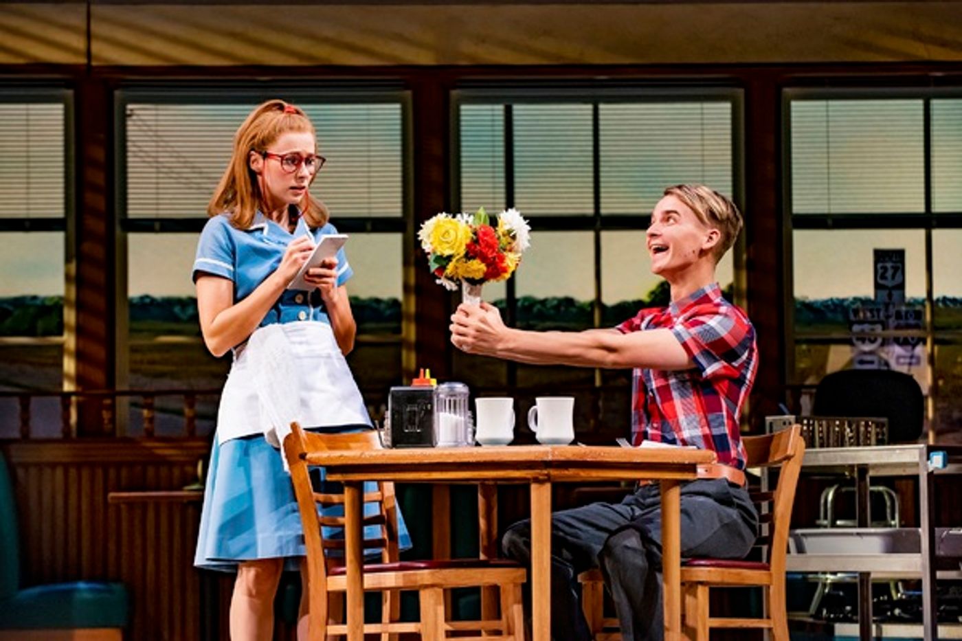 Photo Flash: Get a Look at Joe Sugg as Ogie in All New WAITRESS Production Photos  Image