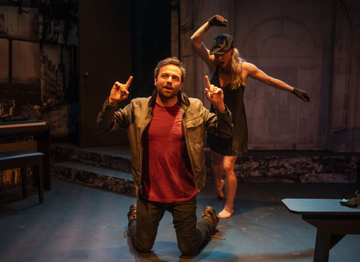 Patrick Mulvey and Chaon Cross at 