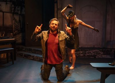 Patrick Mulvey and Chaon Cross Photo