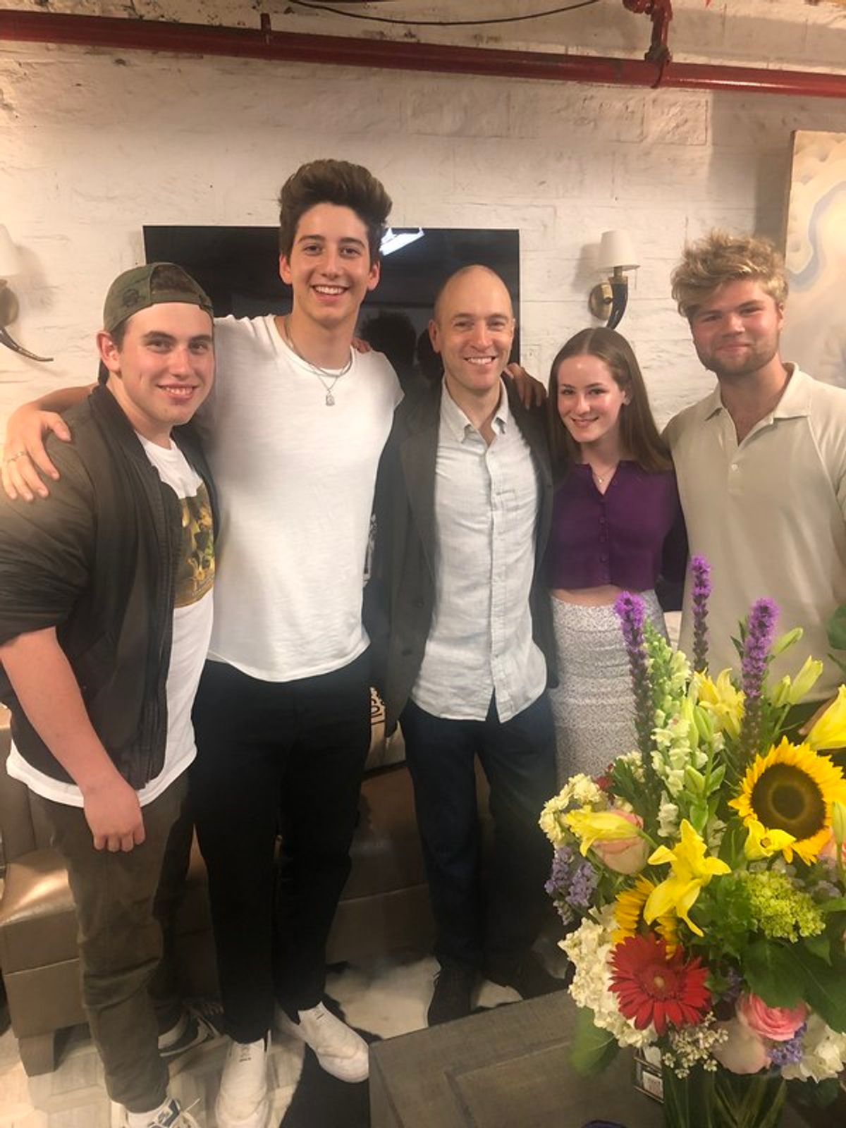 Milo Manheim and Derren Brown at 