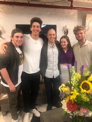 Milo Manheim and Derren Brown @ BroadwayWorld Milo Manheim and Derren Brown Photo
