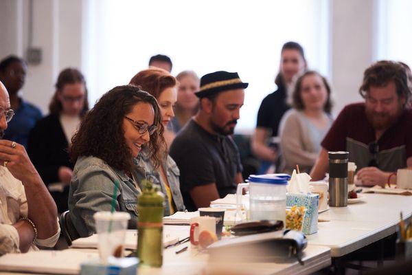 Photo Flash: Go Inside Rehearsals fore The New Group's CYRANO, with Peter Dinklage! — photo 2 of 8