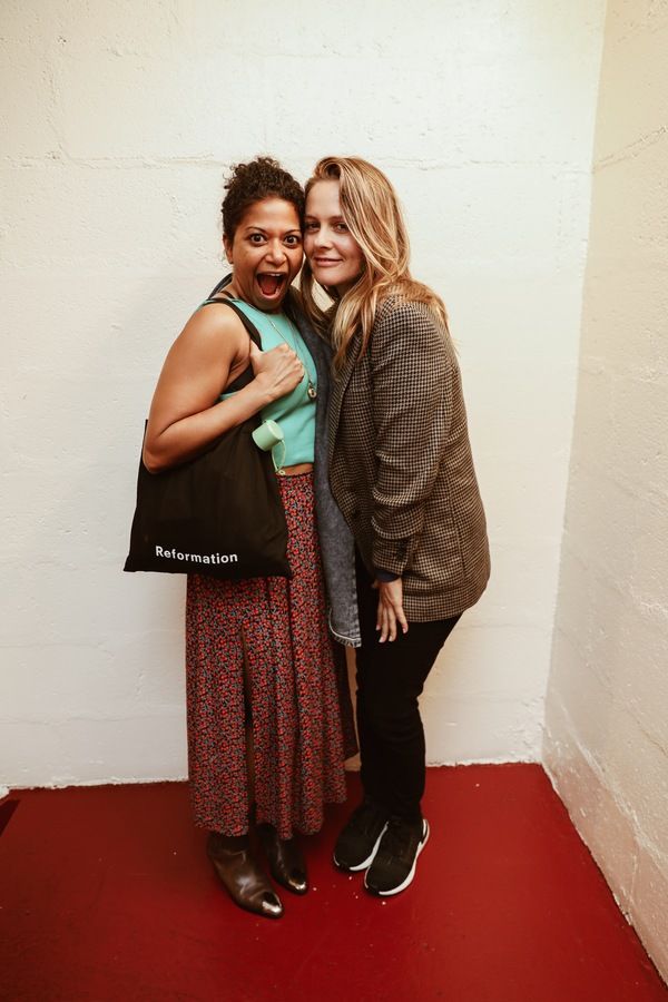 Photo Flash: Alicia Silverstone Stops By OKLAHOMA! On Broadway!  Image