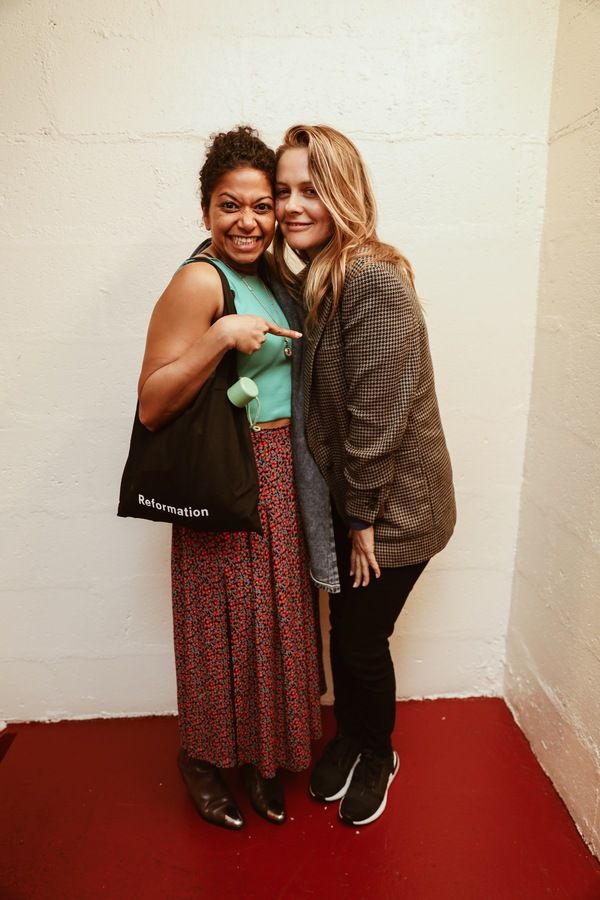 Photo Flash: Alicia Silverstone Stops By OKLAHOMA! On Broadway!  Image