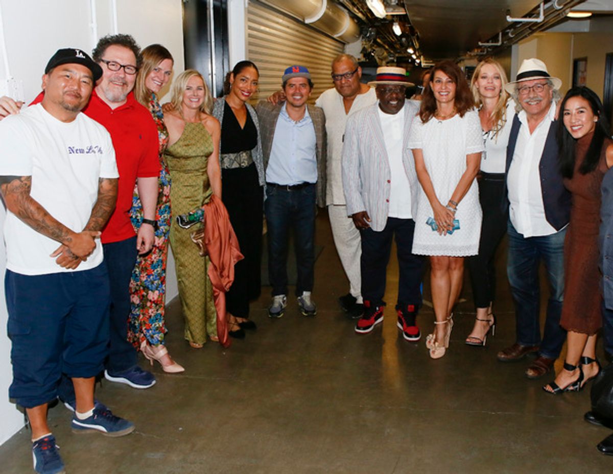 Chef Roy Choi, Jon Favreau, Hutchi Hancock, Laura Bell Bundy, Gina Torres, writer/performer John Leguizamo, actors Laurence Fishburne, Cedric the Entertainer, Nia Vardalos, Jeri Ryan, Edward James Olmos and Olympian Michelle Kwan at 