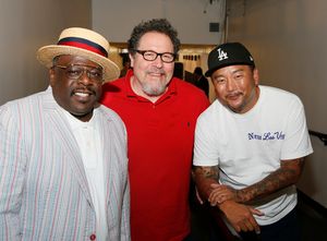 Cedric the Entertainer, Jon Favreau and Chef Roy Choi @ BroadwayWorld Cedric the Entertainer, Jon Favreau and Chef Roy Choi Photo