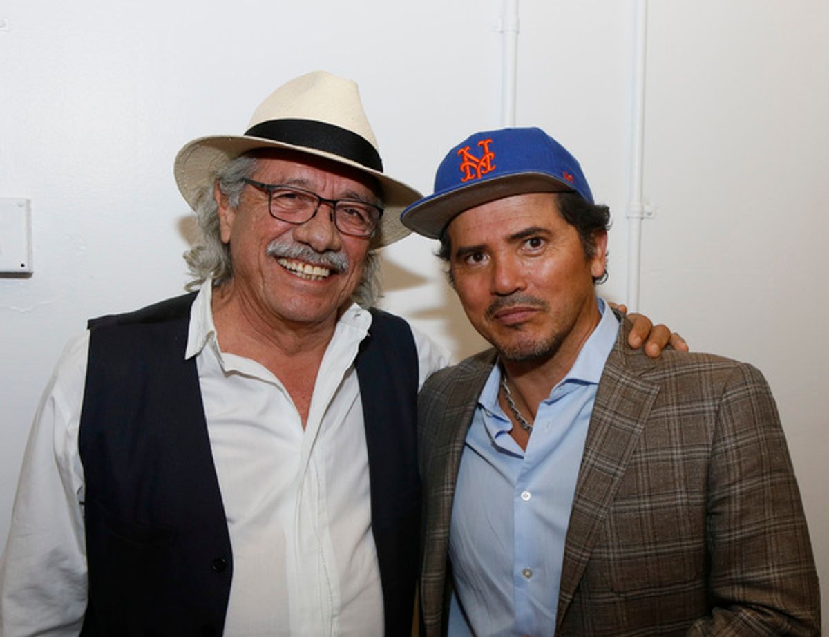 Edward James Olmos and John Leguizamo at 