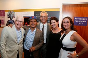 Douglas C. Baker, John Leguizamo, Center Theatre Group Artistic Director Michael Ritchie, Board President Kiki Ramos Gindler and Center Theatre Group Managing Director/CEO Meghan Pressman @ BroadwayWorld Douglas C. Baker, John Leguizamo, Center Theatre Group Artistic Director Michael Ritc Photo