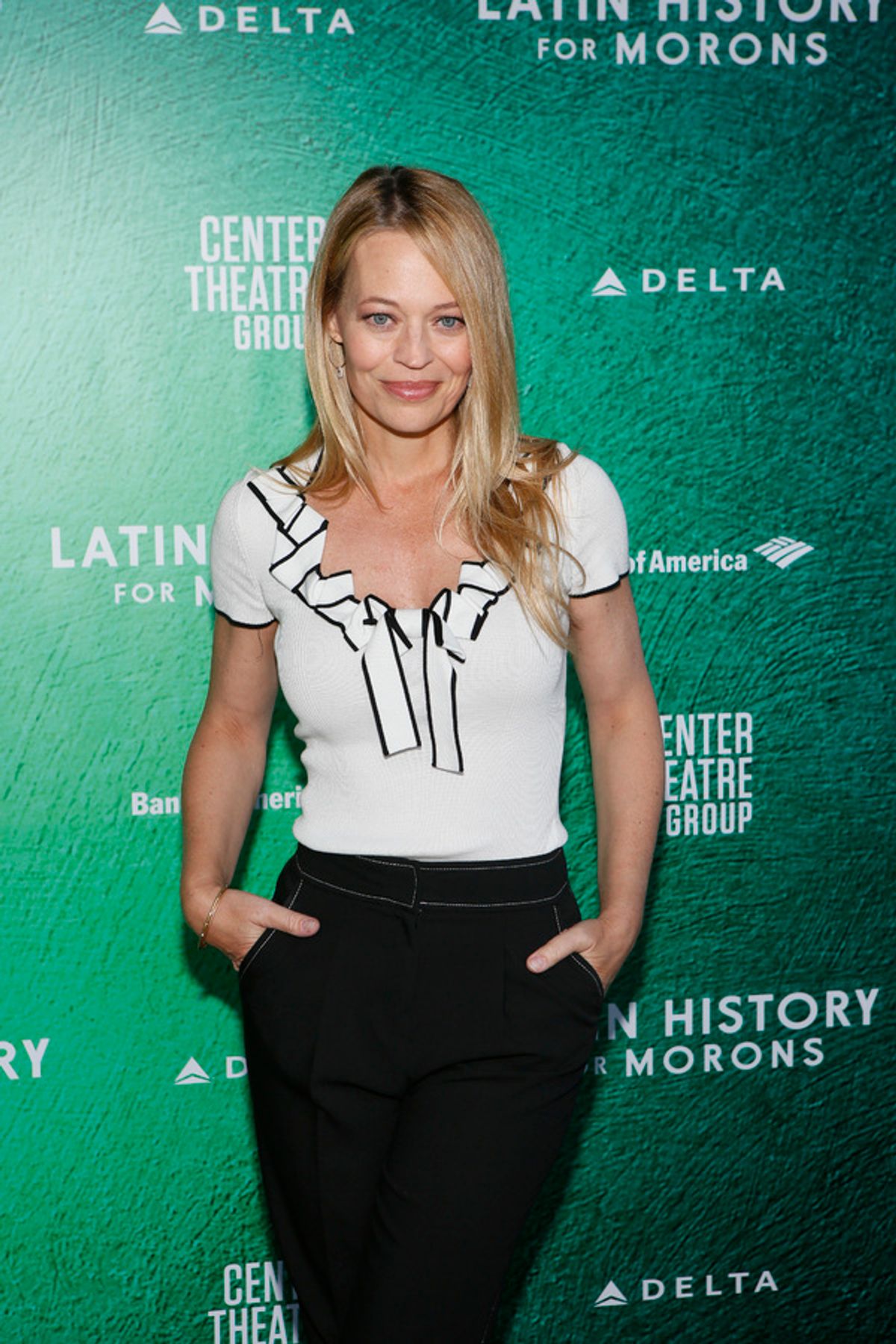 Jeri Ryan attends the opening night performance of â€"Latin History for Moronsâ€ at Center Theatre Group/Ahmanson Theatre on Sept. 8, 2019, in Los Angeles, California. (Photo by Ryan Miller/Capture Imaging) at 