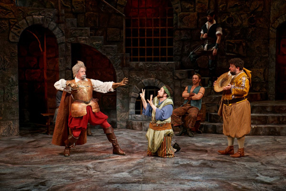 MAN OF LA MANCHA: Ryan Cooper, Sean Jones, Patrick John Moran, James Patterson, Nic Thompson at 