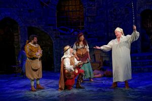 MAN OF LA MANCHA: Steve Isom, Patrick John Moran, James Patterson, Amanda Robles Photo
