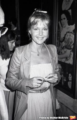 Carol Lynley attends a performance of â€"The Little Foxesâ€ at the Martin Be Photo