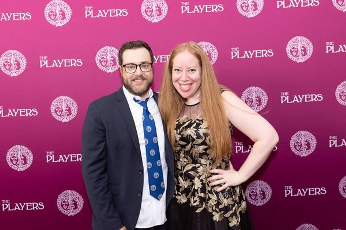 Michael Barra and Jennifer Ashley Tepper at 