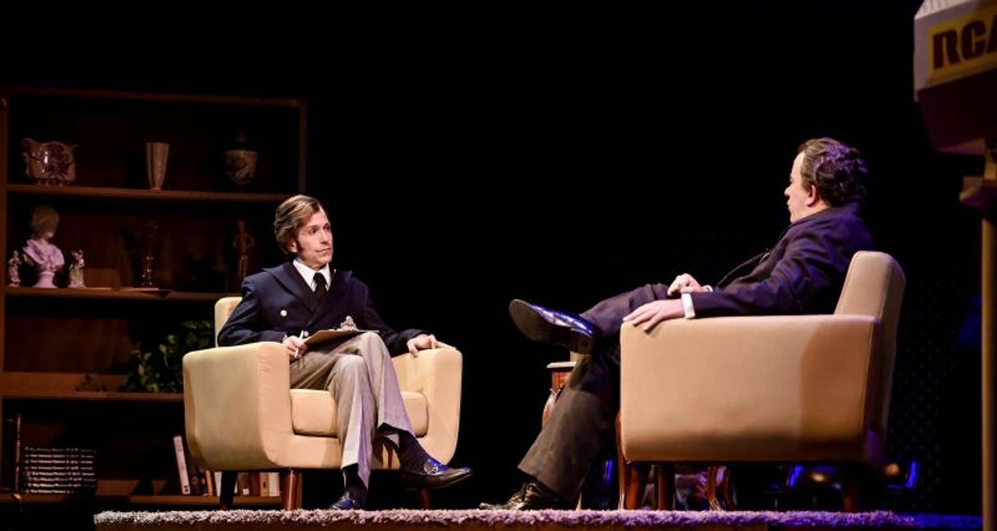 Review: Marsh and Brown razzle dazzle us at Lyric Theatre of Oklahoma as FROST/NIXON hits eerily close to home  Image
