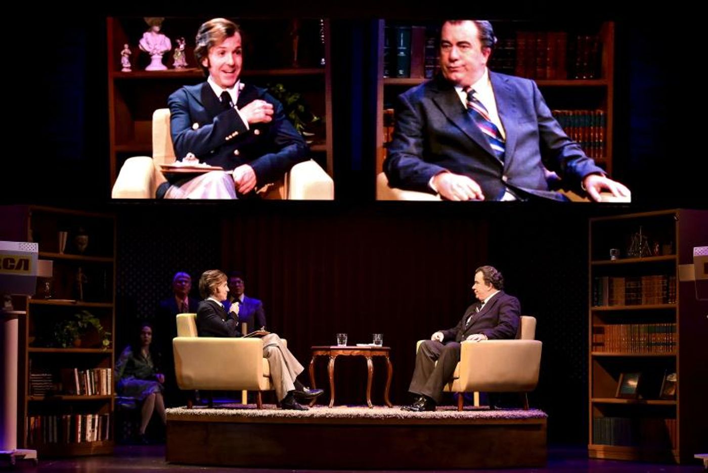 Review: Marsh and Brown razzle dazzle us at Lyric Theatre of Oklahoma as FROST/NIXON hits eerily close to home  Image