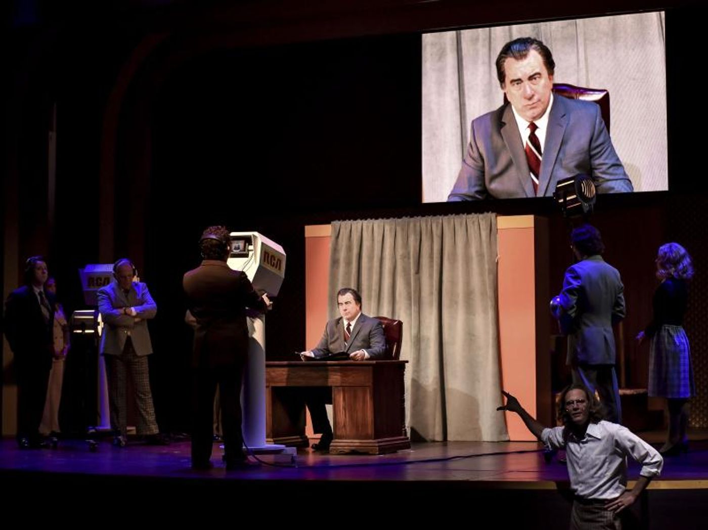 Review: Marsh and Brown razzle dazzle us at Lyric Theatre of Oklahoma as FROST/NIXON hits eerily close to home  Image