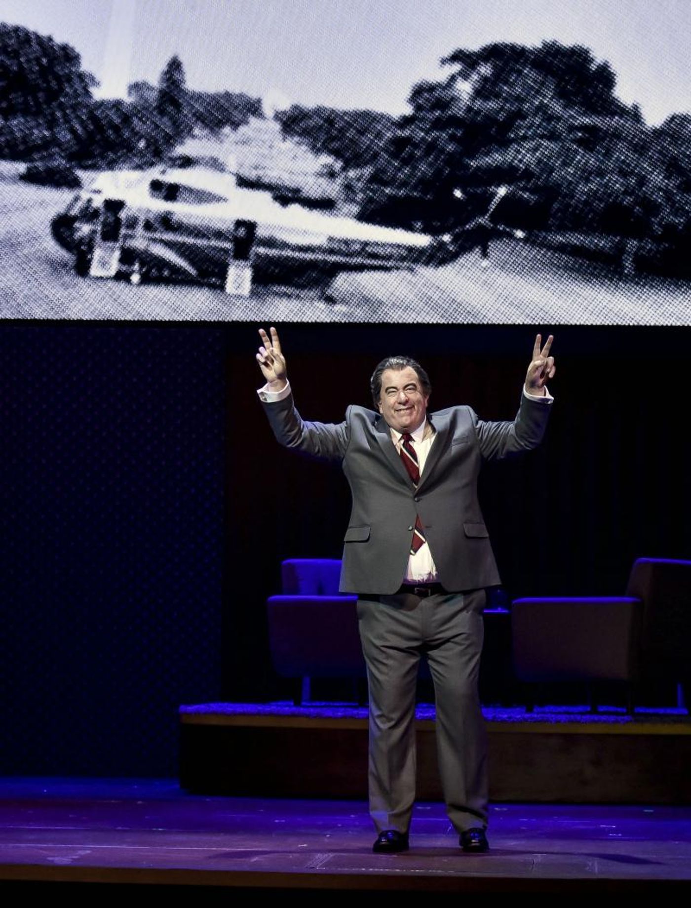 Review: Marsh and Brown razzle dazzle us at Lyric Theatre of Oklahoma as FROST/NIXON hits eerily close to home  Image