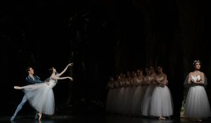 Yuriko Kajiya as Giselle, Connor Walsh as Albrecht, and Soo Youn Cho as Myrtha with Artists of Houston Ballet as Wilis @ BroadwayWorld Yuriko Kajiya as Giselle, Connor Walsh as Albrecht, and Soo Youn Cho as Myrtha with A Photo