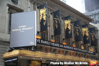 Theatre Marquee unveiling for "Tina: The Tina Turner Musical" starring Adrienne Warre Photo